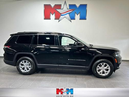 Diamond Black Crystal Pearlcoat 2021 Jeep Grand Cherokee L Limited