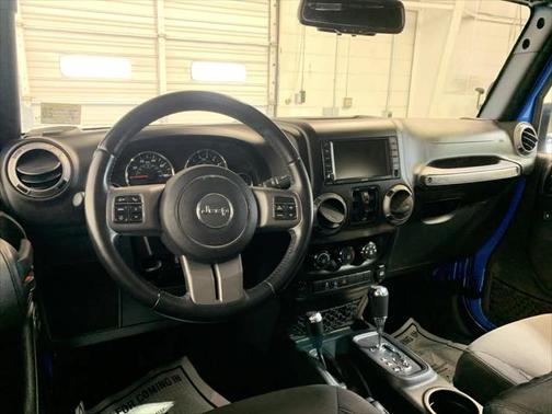 Hydro Blue Pearlcoat 2016 Jeep Wrangler Unlimited Black Bear