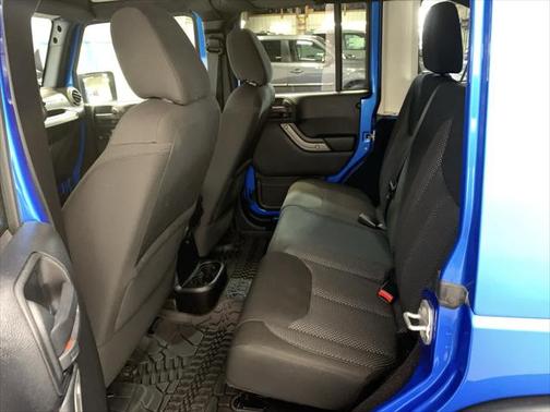 Hydro Blue Pearlcoat 2016 Jeep Wrangler Unlimited Black Bear
