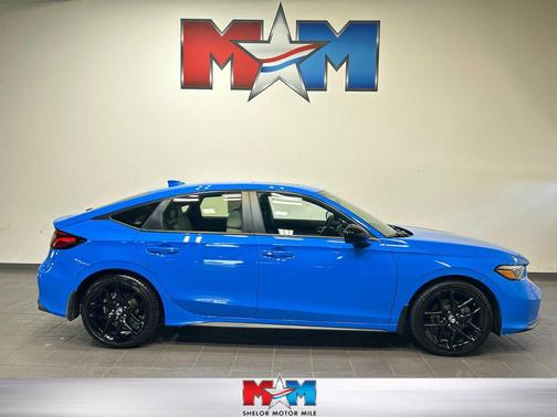 Boost Blue Pearl 2026 Honda Civic Hybrid Sport