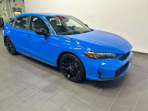 Boost Blue Pearl 2026 Honda Civic Hybrid Sport
