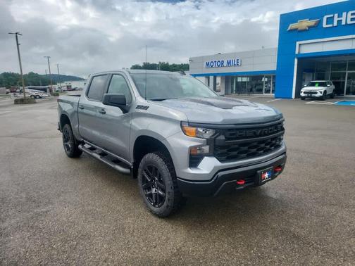 Sterling Gray Metallic 2026 Chevrolet Silverado 1500 Custom Trail Boss