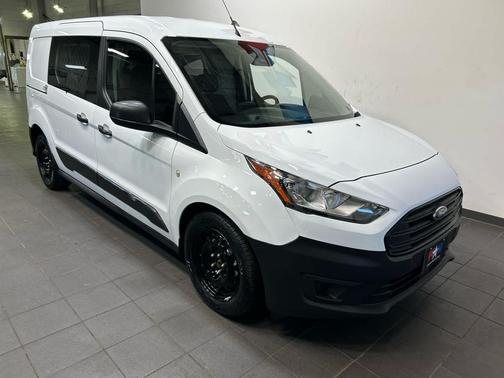 Frozen White 2023 Ford Transit Connect XL Cargo Van