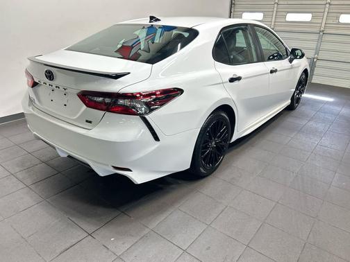 White 2022 Toyota Camry Nightshade Edition Hybrid