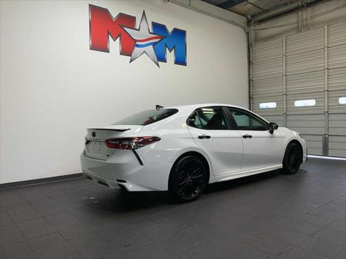 White 2022 Toyota Camry Nightshade Edition Hybrid