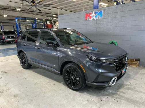 Meteorite Gray Metallic 2026 Honda CR-V Hybrid Sport Touring AWD