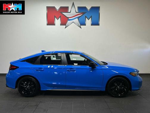 Boost Blue Pearl 2026 Honda Civic Hybrid Sport