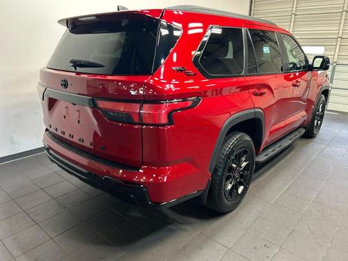 Supersonic Red 2024 Toyota Sequoia Limited
