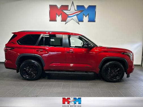 Supersonic Red 2024 Toyota Sequoia Limited