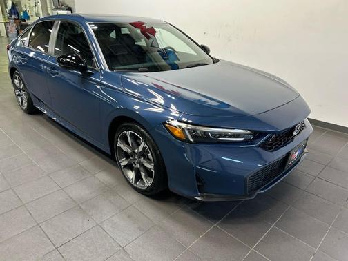 Blue Lagoon Pearl 2026 Honda Civic Hybrid Sport Touring