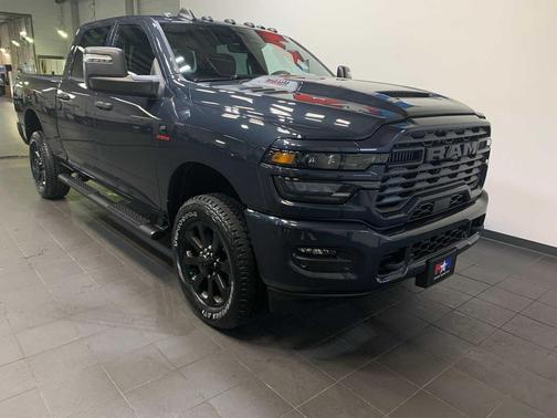 Forged Blue Metallic 2026 RAM 2500 Black Express Crew Cab 4x4 6'4' Box