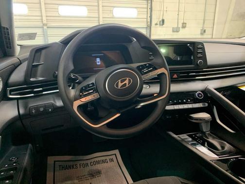 Amazon Gray 2026 Hyundai ELANTRA HEV Blue
