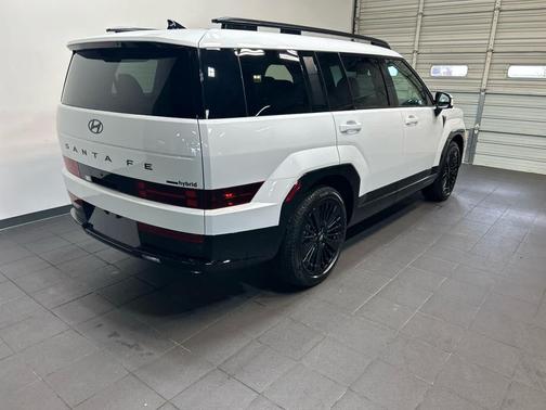 Serenity White 2026 Hyundai SANTA FE HEV Calligraphy