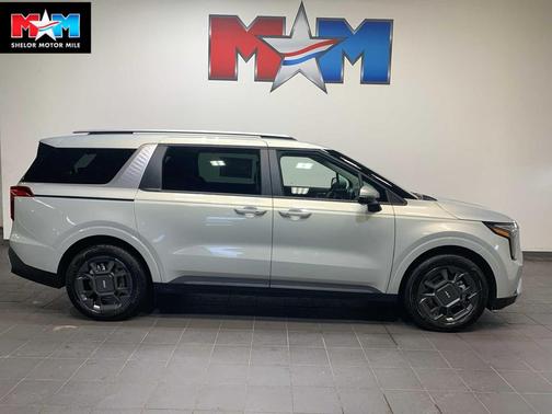 Ivory Silver 2026 Kia Carnival Hybrid EX