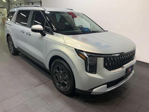 Ivory Silver 2026 Kia Carnival Hybrid EX