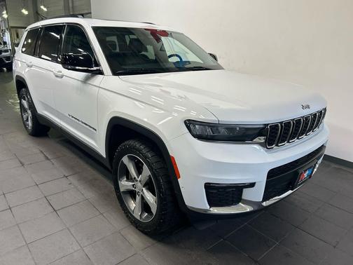 Bright White Clearcoat 2021 Jeep Grand Cherokee L Limited