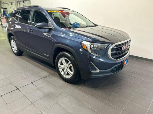 Blue Steel Metallic 2018 GMC Terrain SLE