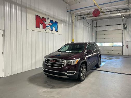 Black Cherry Metallic 2018 GMC Acadia SLT-2