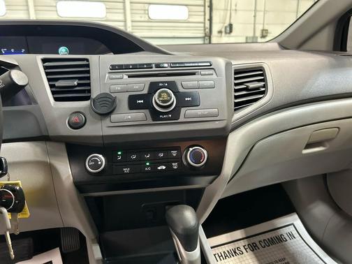 Crystal Black Pearl 2012 Honda Civic LX