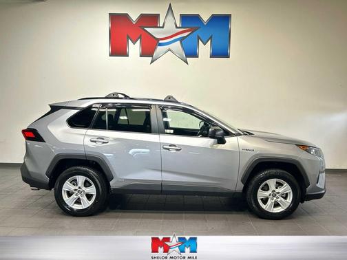 Silver Sky Metallic 2021 Toyota RAV4 Hybrid LE