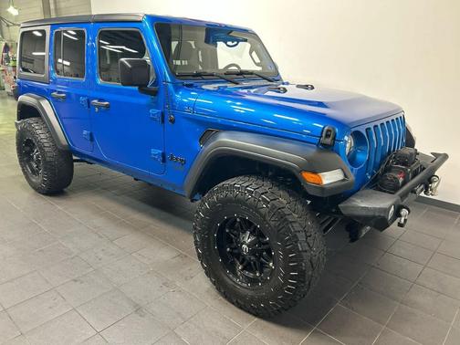 Hydro Blue Pearlcoat 2021 Jeep Wrangler Unlimited Sport