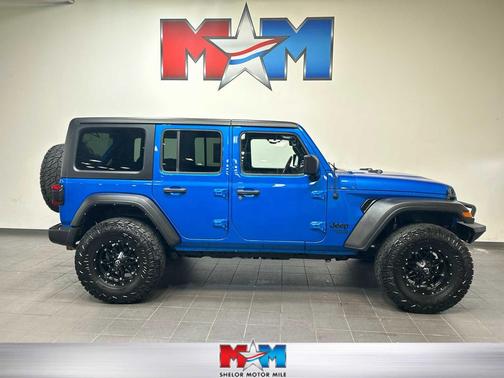 Hydro Blue Pearlcoat 2021 Jeep Wrangler Unlimited Sport