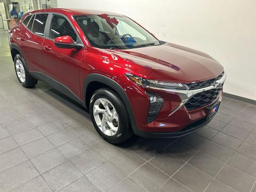 Crimson Metallic 2024 Chevrolet Trax LS