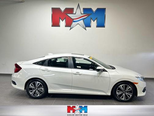 WHITE 2017 Honda Civic EX-L