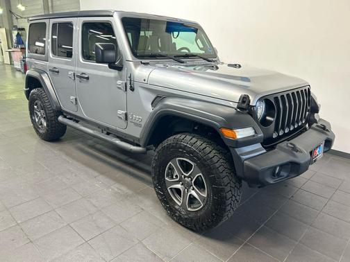 Billet Silver Metallic Clearcoat 2018 Jeep Wrangler Unlimited Sport