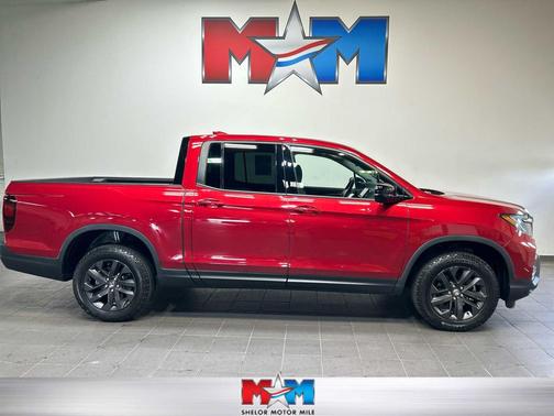 Radiant Red Metallic II 2023 Honda Ridgeline Sport