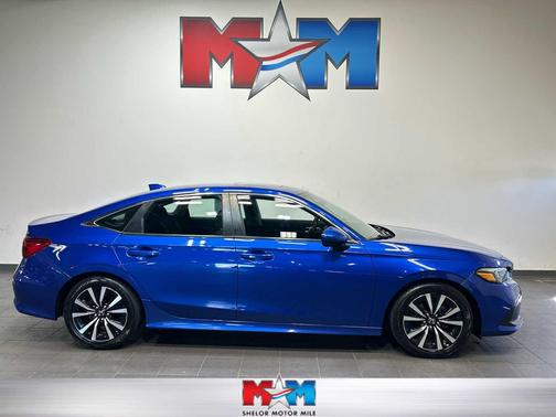 Aegean Blue Metallic 2022 Honda Civic EX