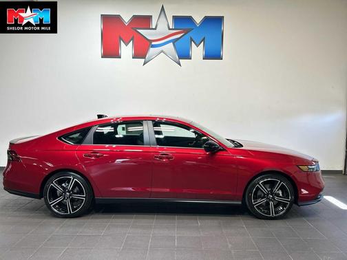 Radiant Red Metallic 2026 Honda Accord Hybrid Sport