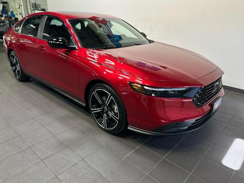 Radiant Red Metallic 2026 Honda Accord Hybrid Sport