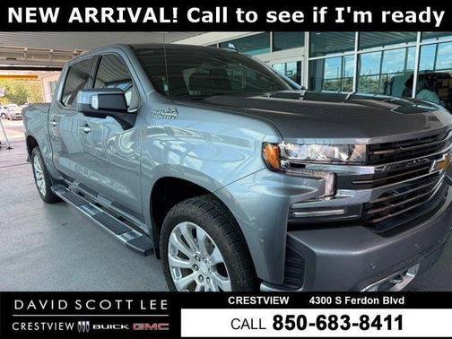 Satin Steel Metallic 2019 Chevrolet Silverado 1500 High Country