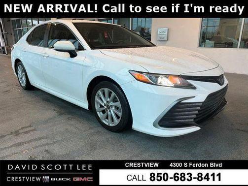 White 2022 Toyota Camry LE