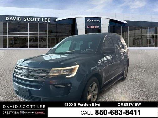 Blue Metallic 2018 Ford Explorer XLT