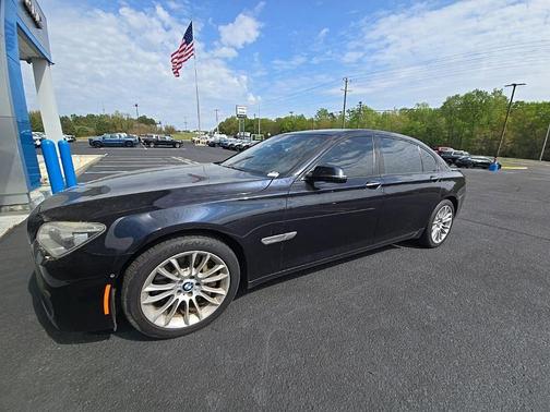 Black 2015 BMW 750 Li