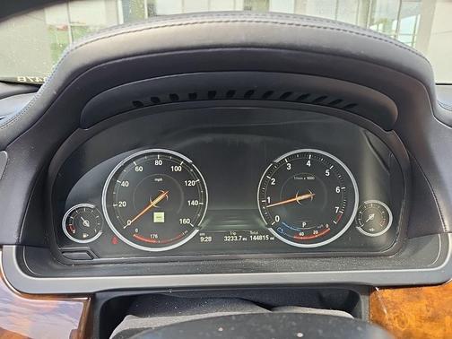 Black 2015 BMW 750 Li