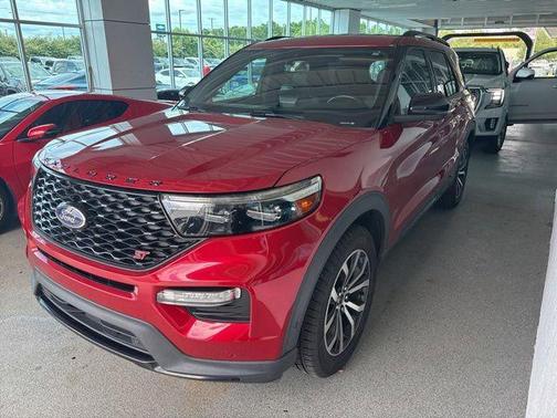 Rapid Red Metallic Tinted Clearcoat 2020 Ford Explorer ST