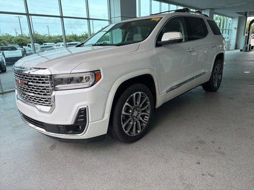 White Frost Tricoat 2023 GMC Acadia Denali