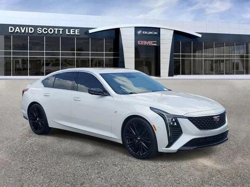 Crystal White Tricoat 2025 Cadillac CT5 Premium Luxury