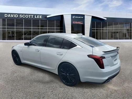 Crystal White Tricoat 2025 Cadillac CT5 Premium Luxury