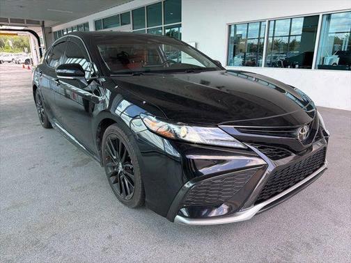 Midnight Black Metallic 2023 Toyota Camry XSE
