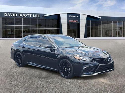 Midnight Black Metallic 2023 Toyota Camry XSE