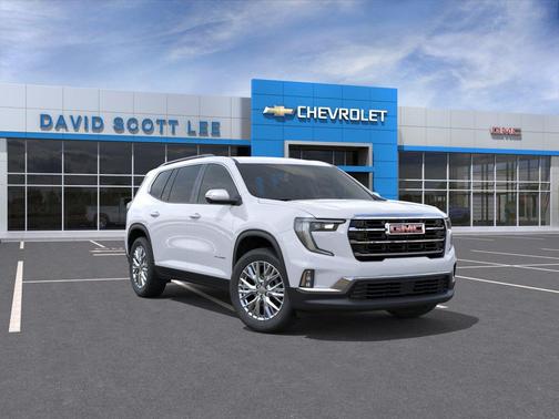 Glacier White Tricoat 2026 GMC Acadia Elevation FWD
