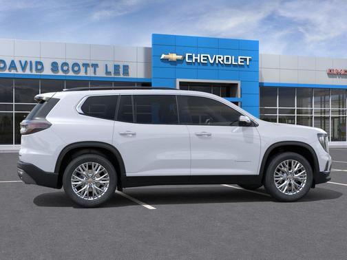 Glacier White Tricoat 2026 GMC Acadia Elevation FWD
