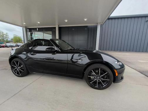 Jet Black Mica 2024 Mazda MX-5 Miata RF Grand Touring
