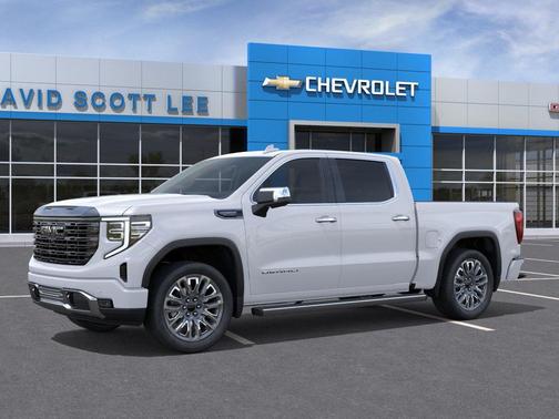 Glacier White Tricoat 2026 GMC Sierra 1500 Denali Ultimate