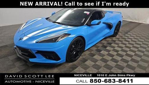 Rapid Blue 2023 Chevrolet Corvette Stingray w/2LT
