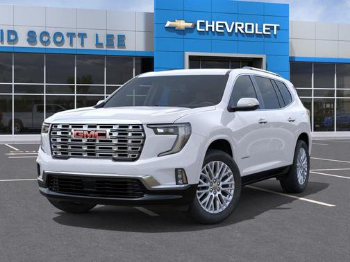 Glacier White Tricoat 2026 GMC Acadia Denali